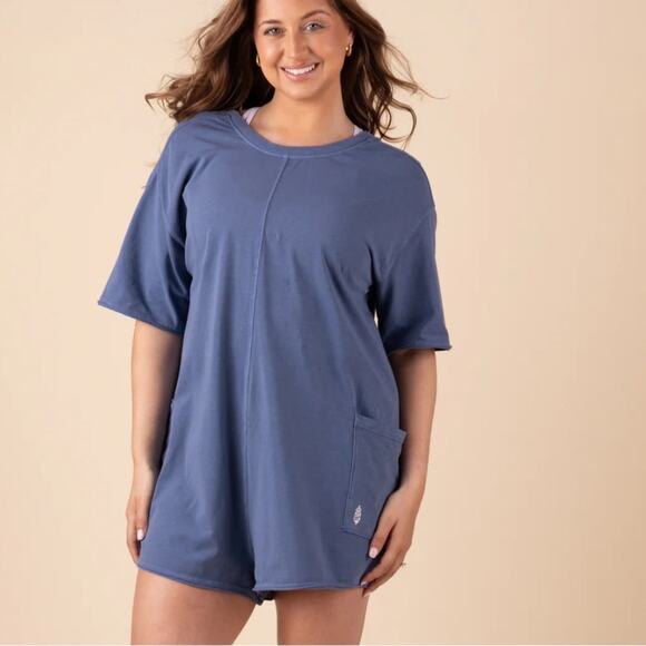 FP Movement by Free People Pants - 🆕Free People Movement Hot Shot Crew Neck Romper SZ M NWOT*